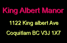 King Albert Manor 1122 KING ALBERT V3J 1X7